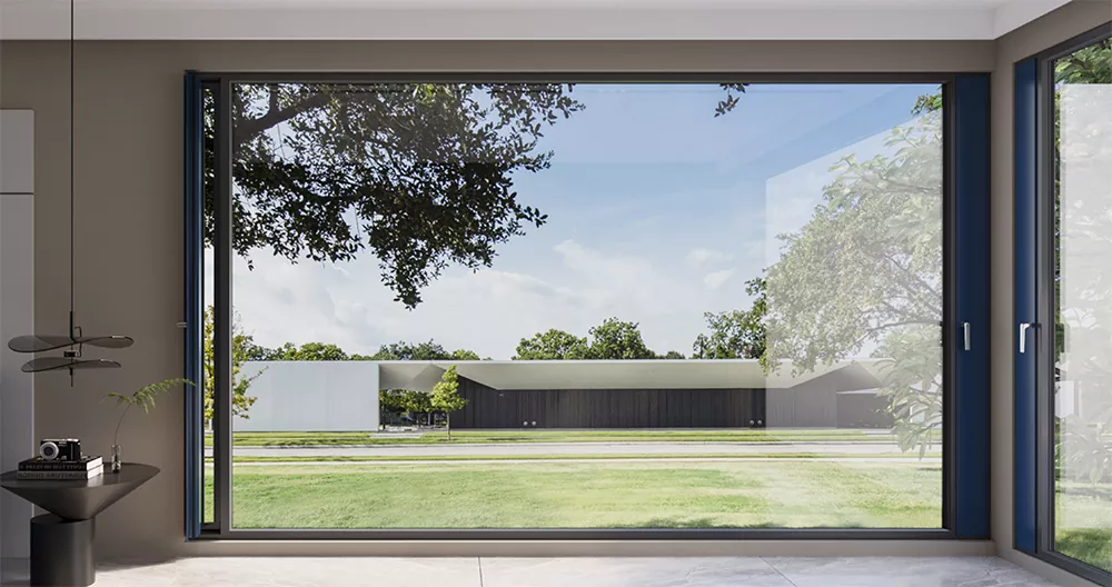 Innovative mikroventilations-aluminiumsvinduer til moderne bolig- og erhvervsbygninger