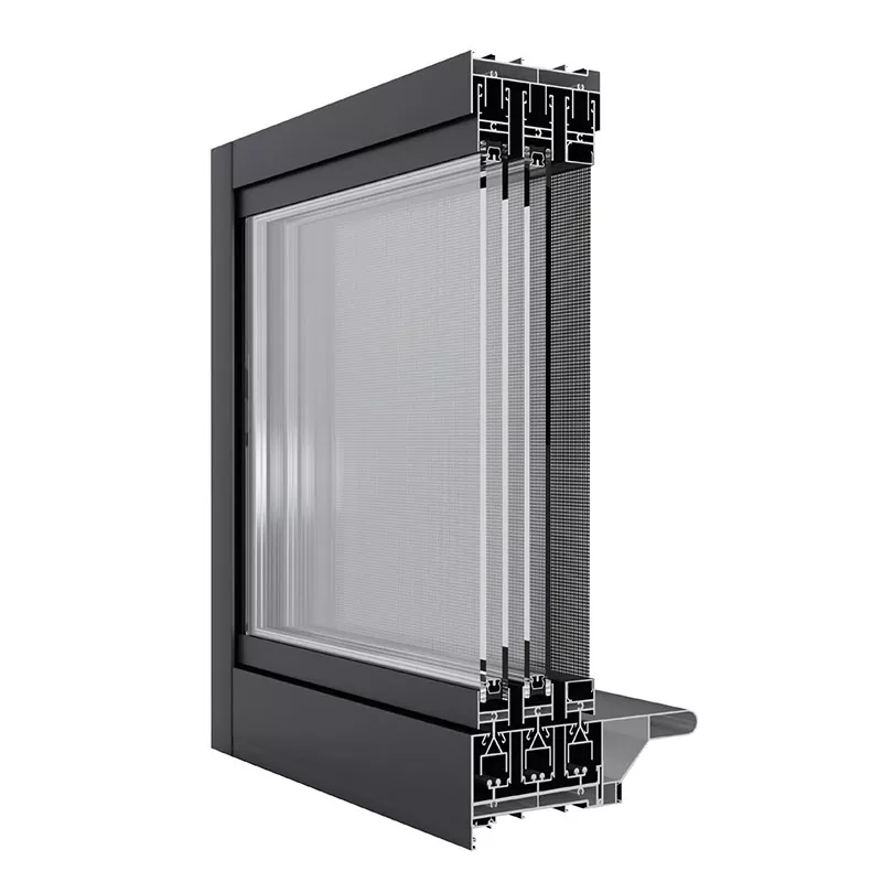 Aluminiumlegeringsskydningsvindue